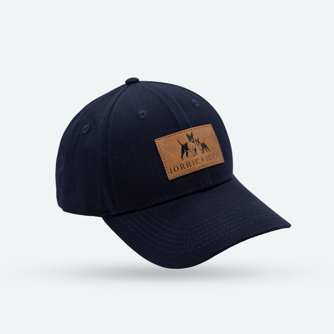 J&J Leather Patch Cap - Green and Beige | The Varkhart Online